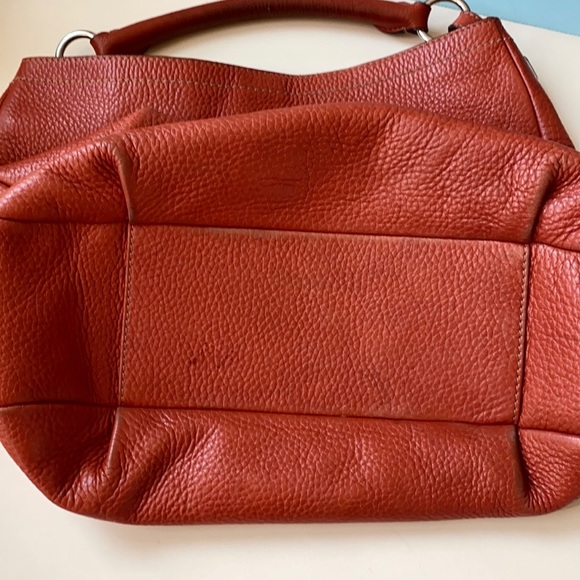 Bogner orange leather Bag and Wallet. - Picture 14 of 16